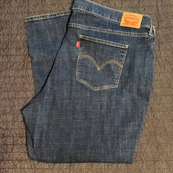 Levi’s Classic Straight Jeans Size 24W S Short - Picture 1 of 5